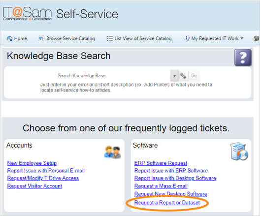 Cherwell Landing Page